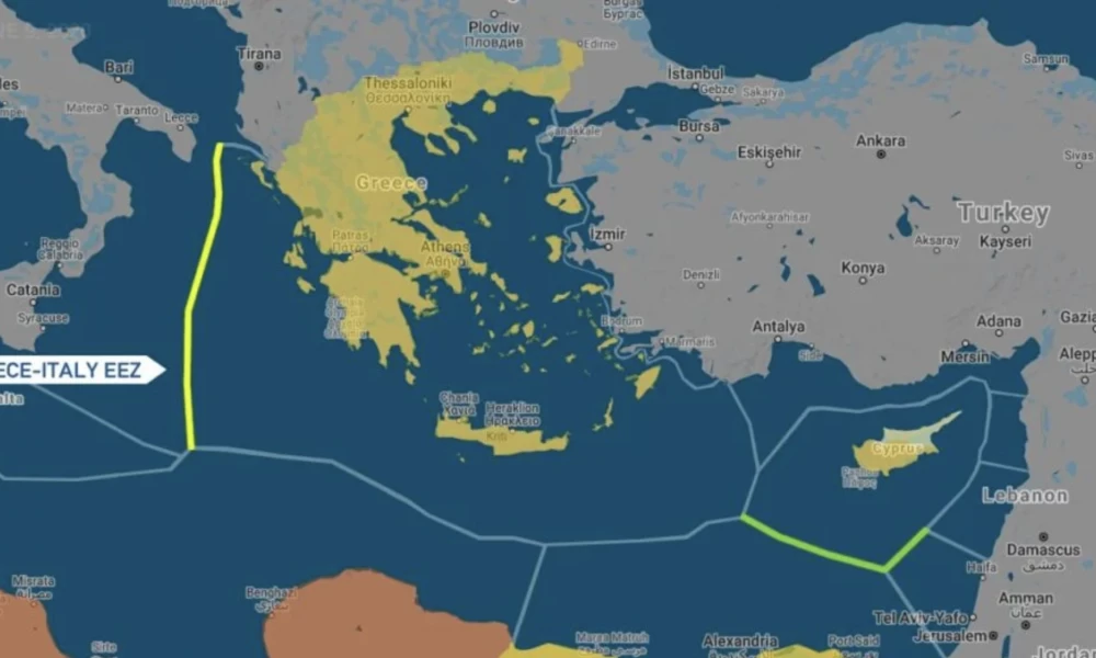 Μόσχα υπέρ Ελλάδας για τα 12 μίλια - Χάρτης